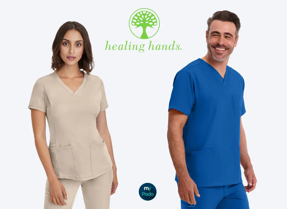Nouvelle-gamme-de-blouses-Healing-Hands-chez-My-Podologie My Podologie