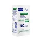 100 compressas de gaze não estéreis 17 fios 8 camadas - LCH
