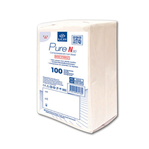 100 compresses non-tissées non stériles - LCH - Différentes dimensions