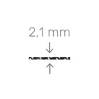 Minha fibra de carbono - fibra de carbono - 0,8 mm / 2,1 mm