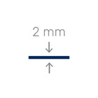 Aerosorb W - Borracha celular - 2 mm / 3 mm - Nora