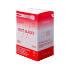500 lames de gouges stériles en boîte distributrice - Taille 1 ou 2 - First Blades