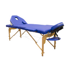 Mesa de massagem dobrável de madeira 194 x 70 cm com encosto reclinável - 7 cores