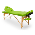 Mesa de massagem dobrável de madeira 194 x 70 cm com encosto reclinável - 7 cores