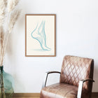 Pôster decorativo - Desenrolamento do pé em movimento