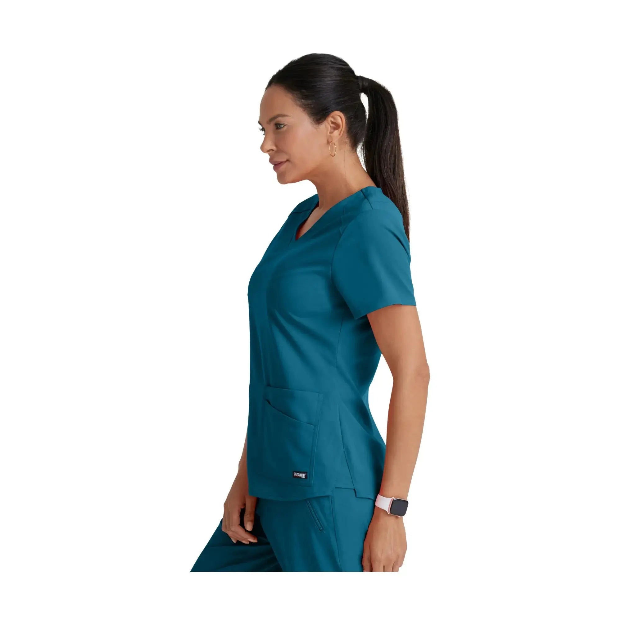 Aura - Túnica com decote em V - Mulher - Grey’s Anatomy Stretch Grey’s Anatomy 