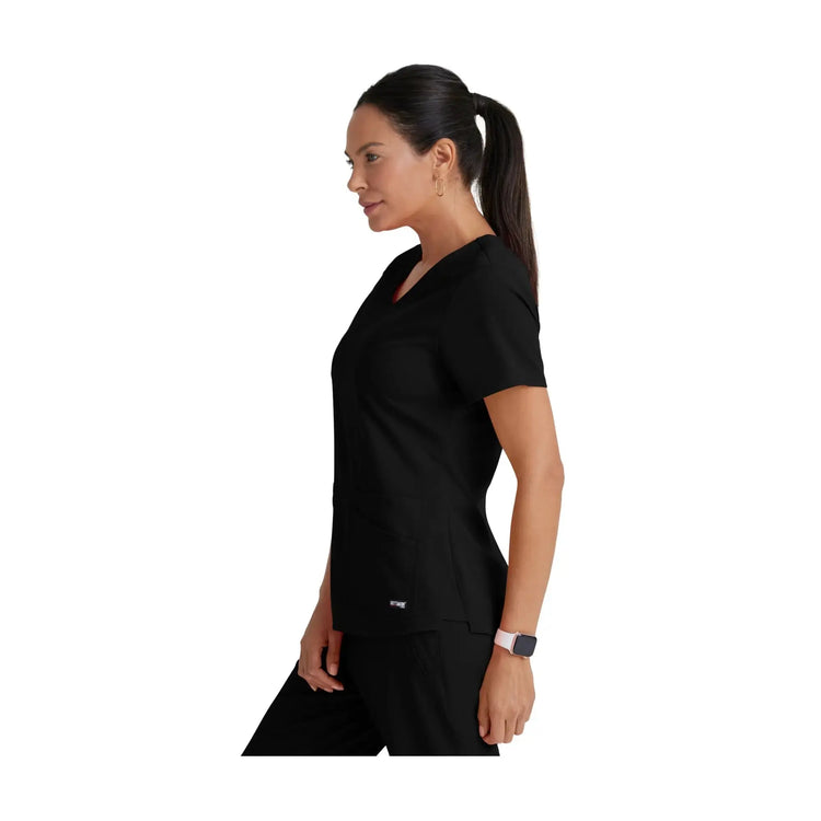 Aura - Túnica com decote em V - Mulher - Grey’s Anatomy Stretch Grey’s Anatomy 