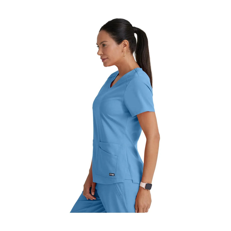 Aura - Túnica com decote em V - Mulher - Grey’s Anatomy Stretch Grey’s Anatomy 
