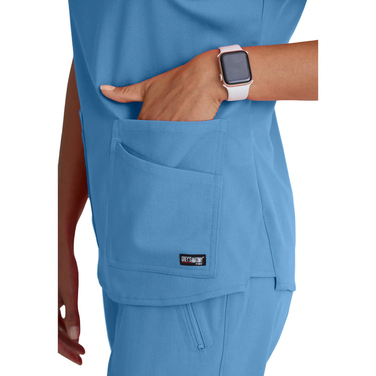 Aura - Tunique col V - Femme - Grey’s Anatomy Stretch Grey’s Anatomy 