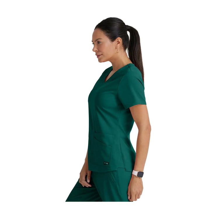 Aura - Túnica com decote em V - Mulher - Grey’s Anatomy Stretch Grey’s Anatomy 