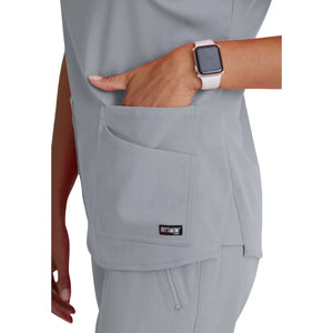 Aura - Túnica com decote em V - Mulher - Grey’s Anatomy Stretch Grey’s Anatomy 