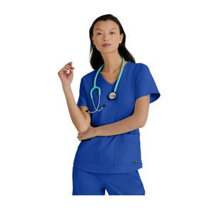 Aura - Túnica com decote em V - Mulher - Grey’s Anatomy Stretch Grey’s Anatomy 