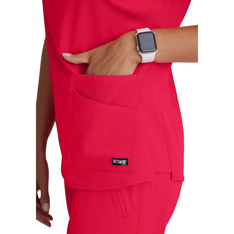 Aura - Túnica com decote em V - Mulher - Grey’s Anatomy Stretch Grey’s Anatomy 
