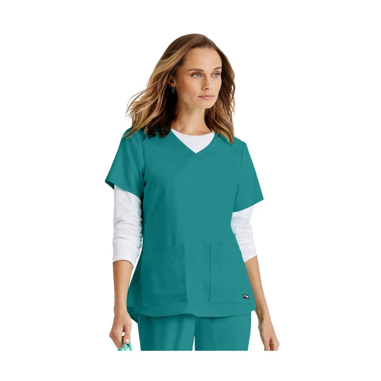 Aura - Túnica com decote em V - Mulher - Grey’s Anatomy Stretch Grey’s Anatomy 