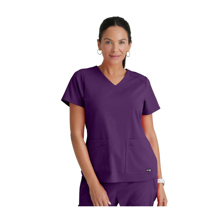 Aura - Túnica com decote em V - Mulher - Grey’s Anatomy Stretch Grey’s Anatomy 