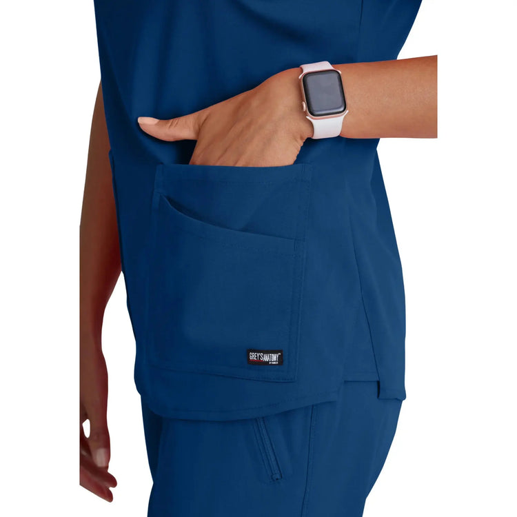 Aura - Túnica com decote em V - Mulher - Grey’s Anatomy Stretch Grey’s Anatomy 
