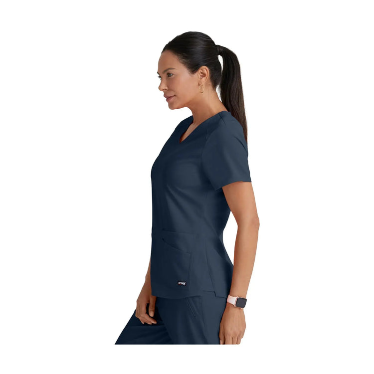 Aura - Túnica com decote em V - Mulher - Grey’s Anatomy Stretch Grey’s Anatomy 