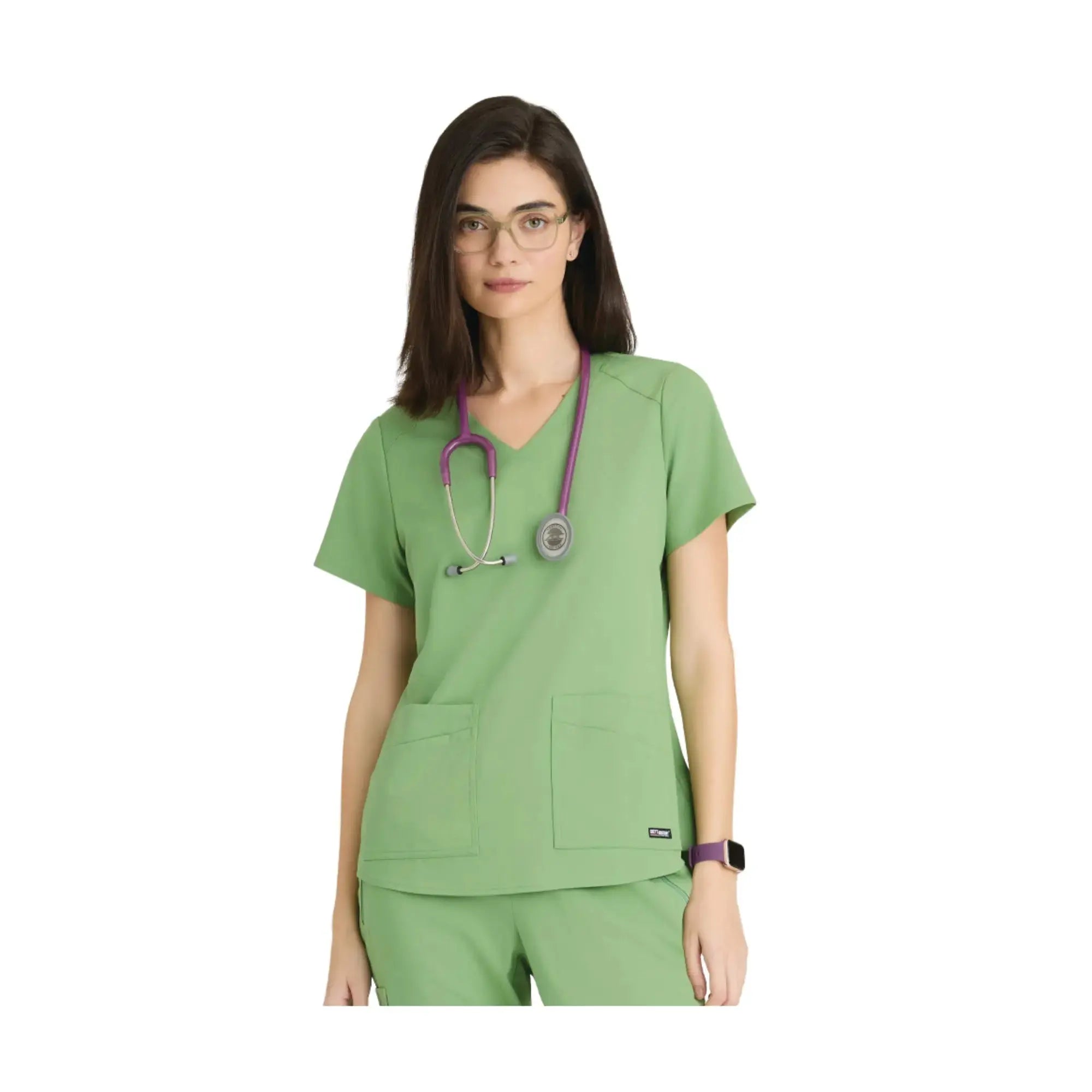 Aura - Túnica com decote em V - Mulher - Grey’s Anatomy Stretch Grey’s Anatomy 