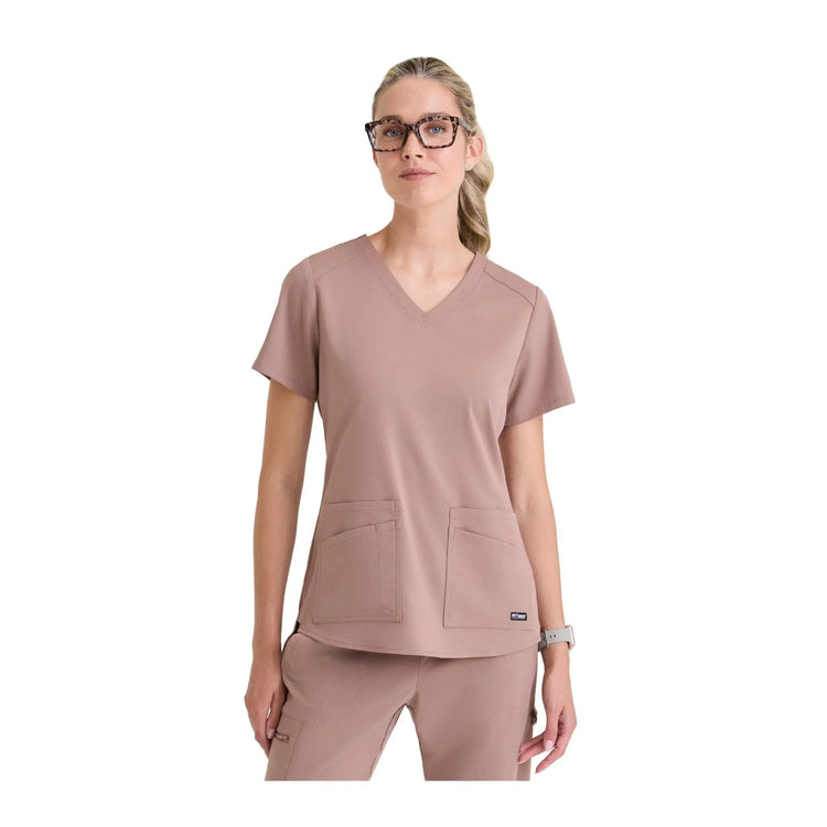 Aura - Túnica com decote em V - Mulher - Grey’s Anatomy Stretch Grey’s Anatomy 