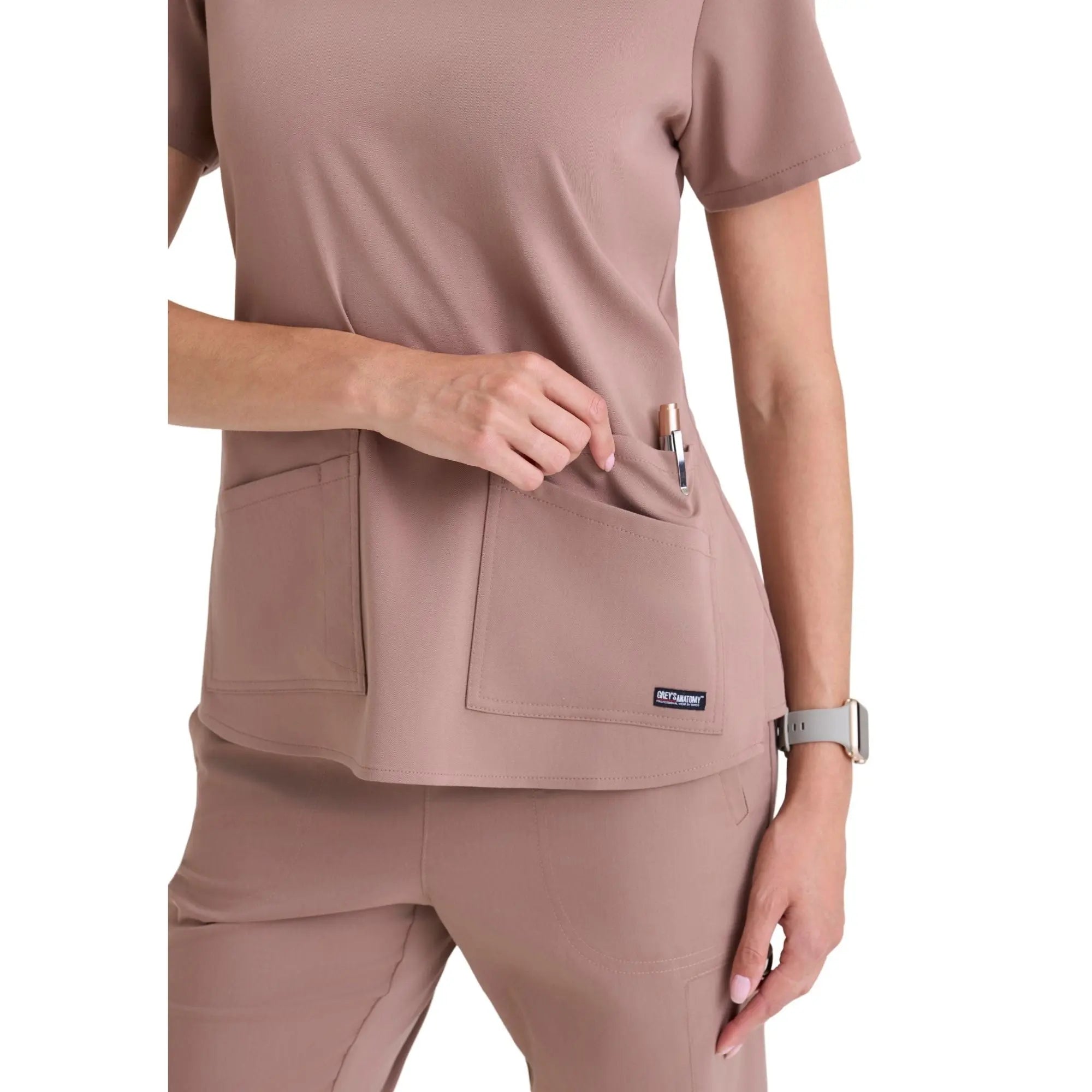 Aura - Túnica com decote em V - Mulher - Grey’s Anatomy Stretch Grey’s Anatomy 