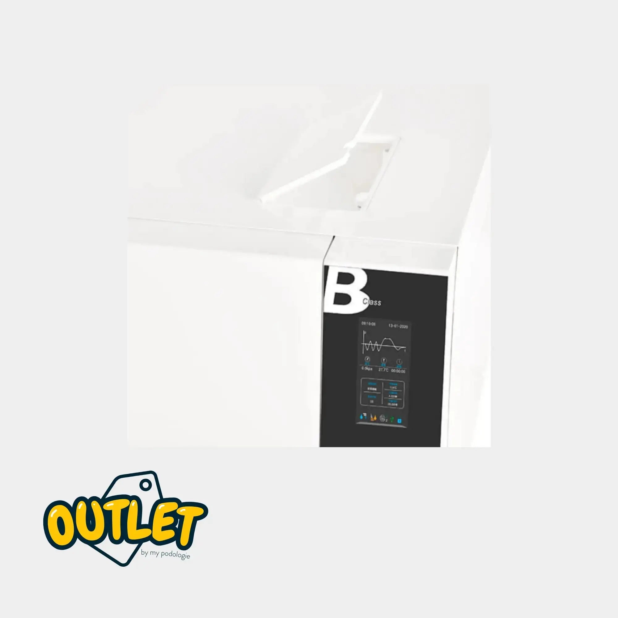 Autoclave branca classe B de 23 litros com USB e impressora integrada // Liquidação Icanclave Autoclaves 