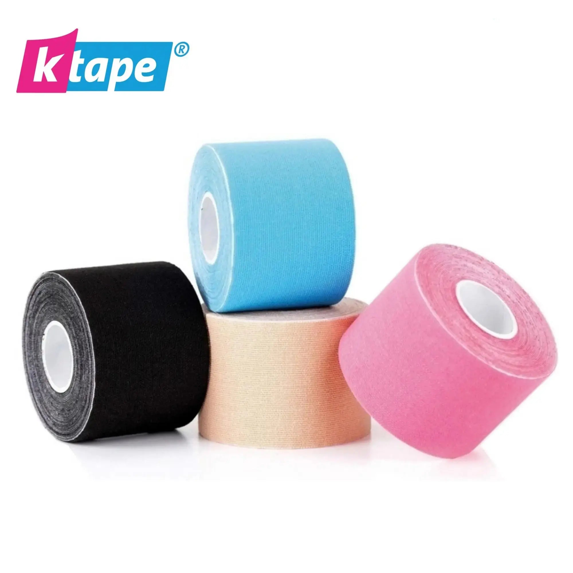 Fita adesiva elástica - 5cm x 5m - 5 cores - K-Tape K-Tape