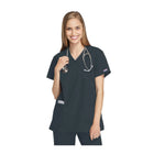 Bayonne - Túnica médica - Efeito envolvente - Mangas curtas - Mulher - 72 cm - Cherokee