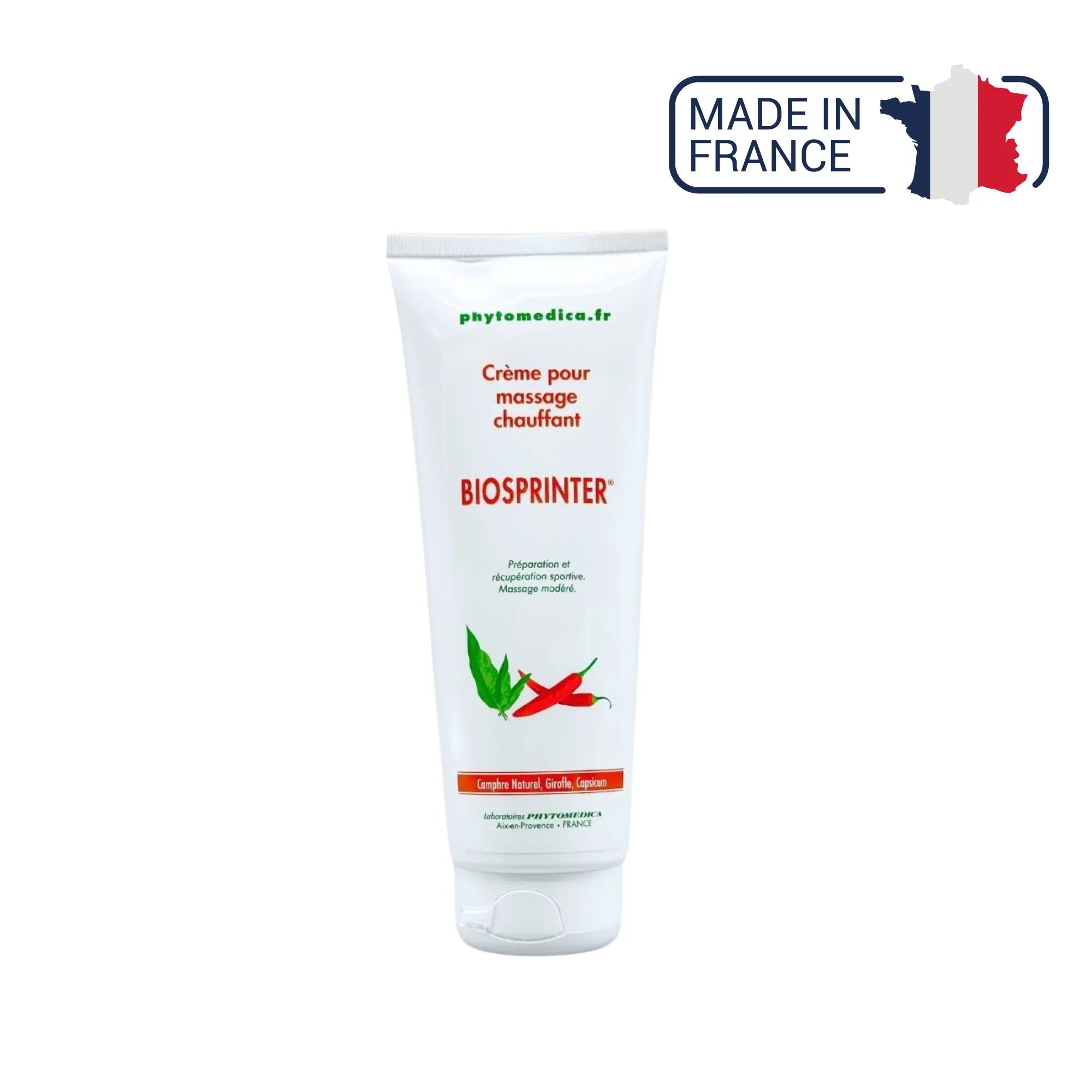Biosprinter ® - Creme de massagem aquecedor - 2 capacidades - Phytomedica - My Médical