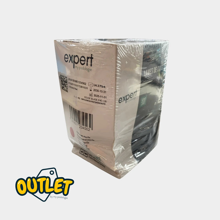 Caixa de 500 lâminas de goiva nº 2 - Expert - My Podologie // Défaut Expert 