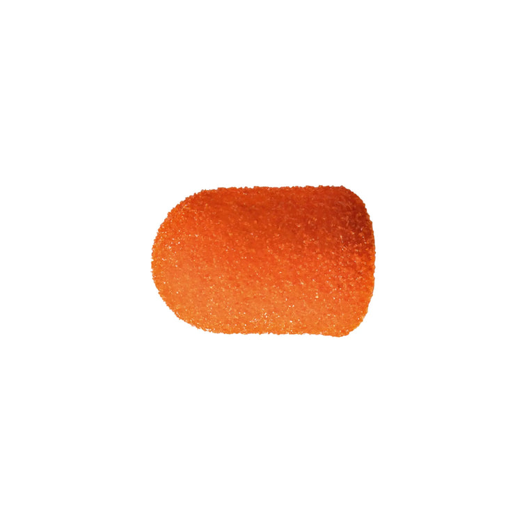 Capuchons Ronds Oranges SK-PODO X10 - Ø 5mm / 16mm - Grain Fin, Moyen ou Gros - Lukas Podological Lukas Podological  Gros-10-mm