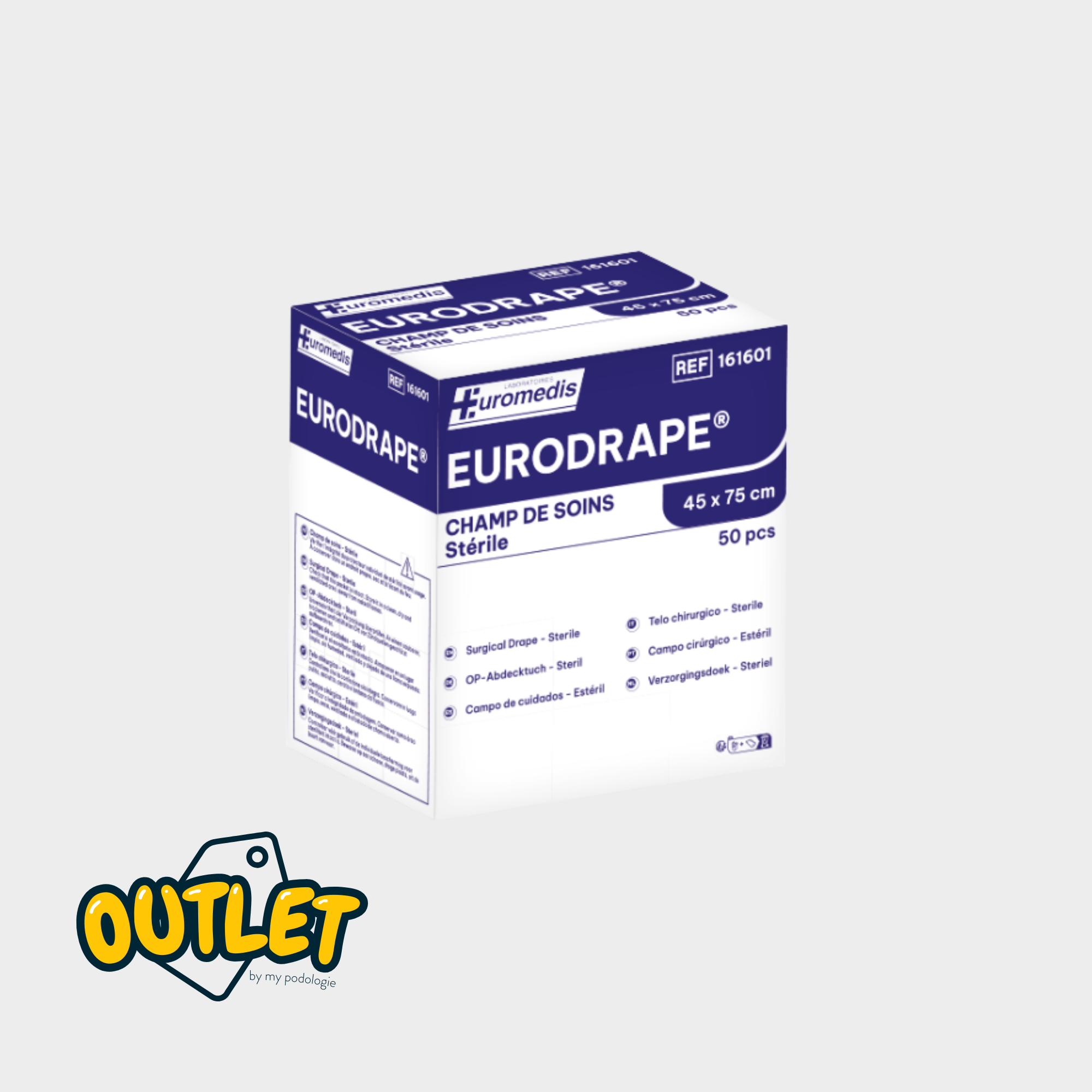 Champs de soins stériles simple - Euromédis// Date dépassée Destockage 