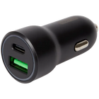 Dual USB 3.0 and USB-C car charger