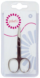 Tesoura de unhas curvada de aço inoxidável brilhante JOLETI