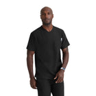 Crew - Camiseta médica - Gola V cruzada - Masculino - Skechers Vitality