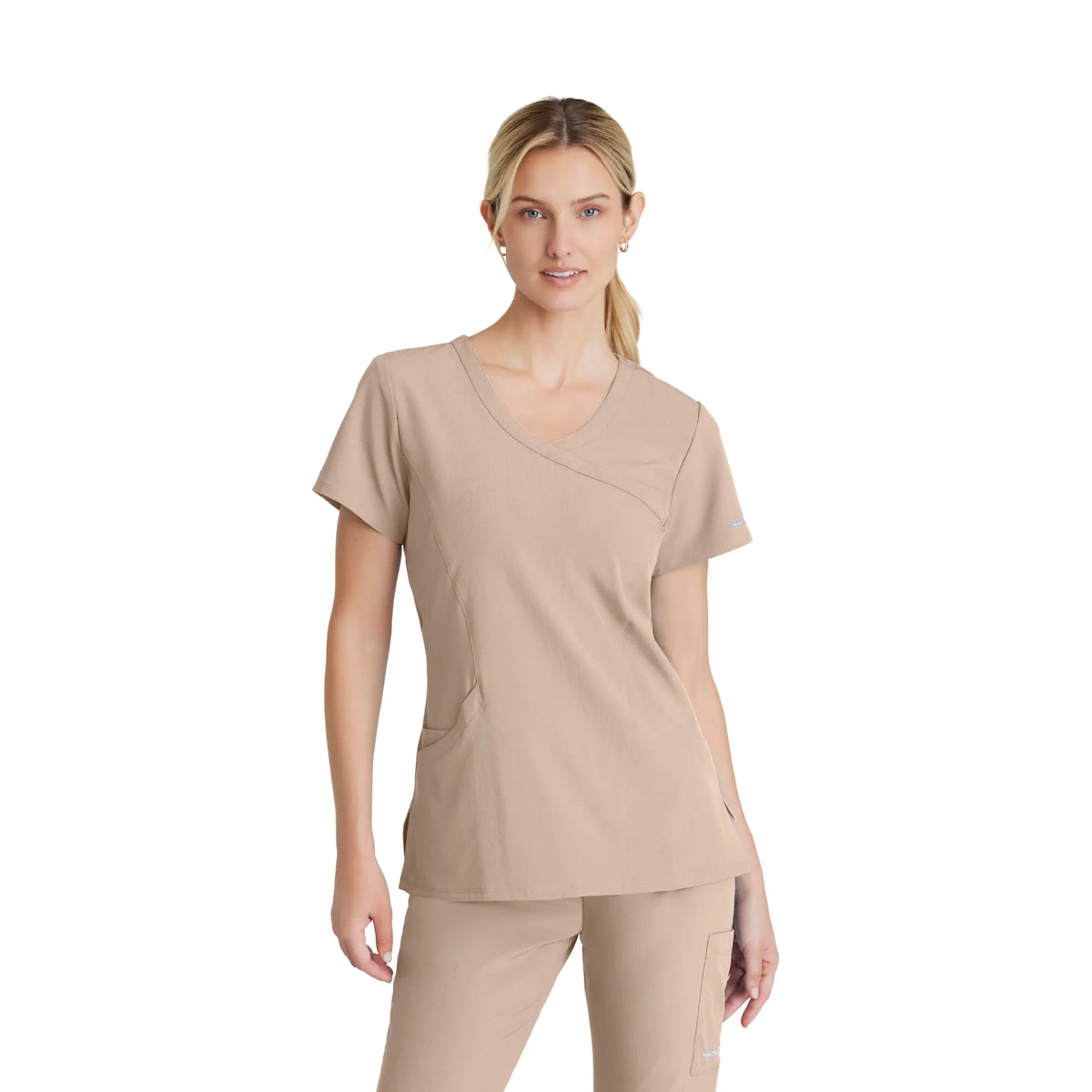 Reliance Top - Haut médical avec col croisé - Femme - Skechers SKECHERS