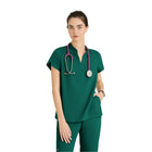 Flora - Túnica com gola listrada - Mulher - Grey’s Anatomy Stretch