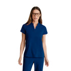 Flora - Túnica com gola listrada - Mulher - Grey’s Anatomy Stretch