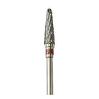 E6953 Rebarba de carboneto de tungstênio - Abrasão de unha normal a espessa - Dente cruzado intermediário - 4,0 mm
