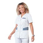 Gaia - Blusa manga curta - Gola V - Mulher - 70 cm - Phirejo
