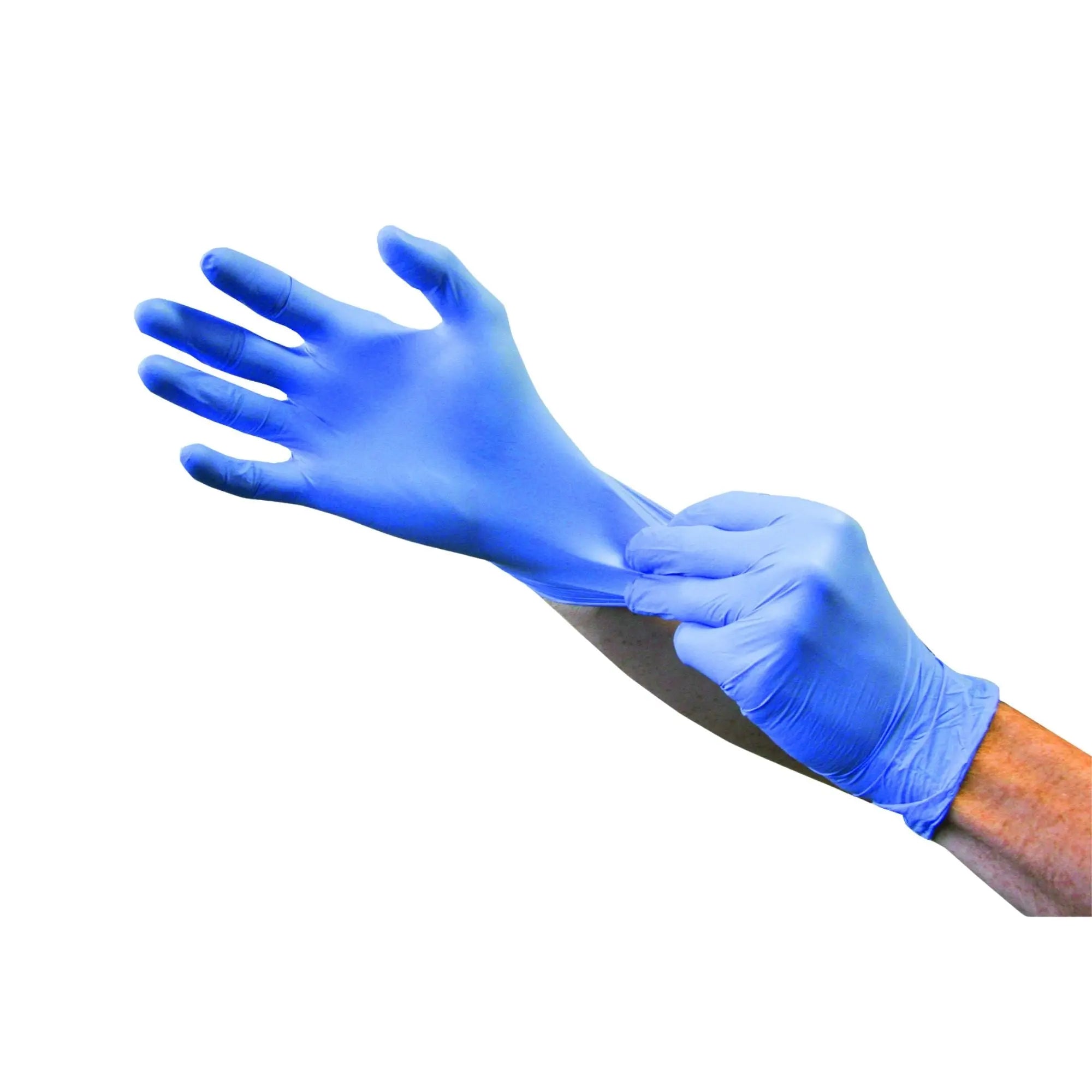 Gants d'examen - Nitrile - Sans poudre - Ambidextres - Boite de 100 - My Médical My Medical 