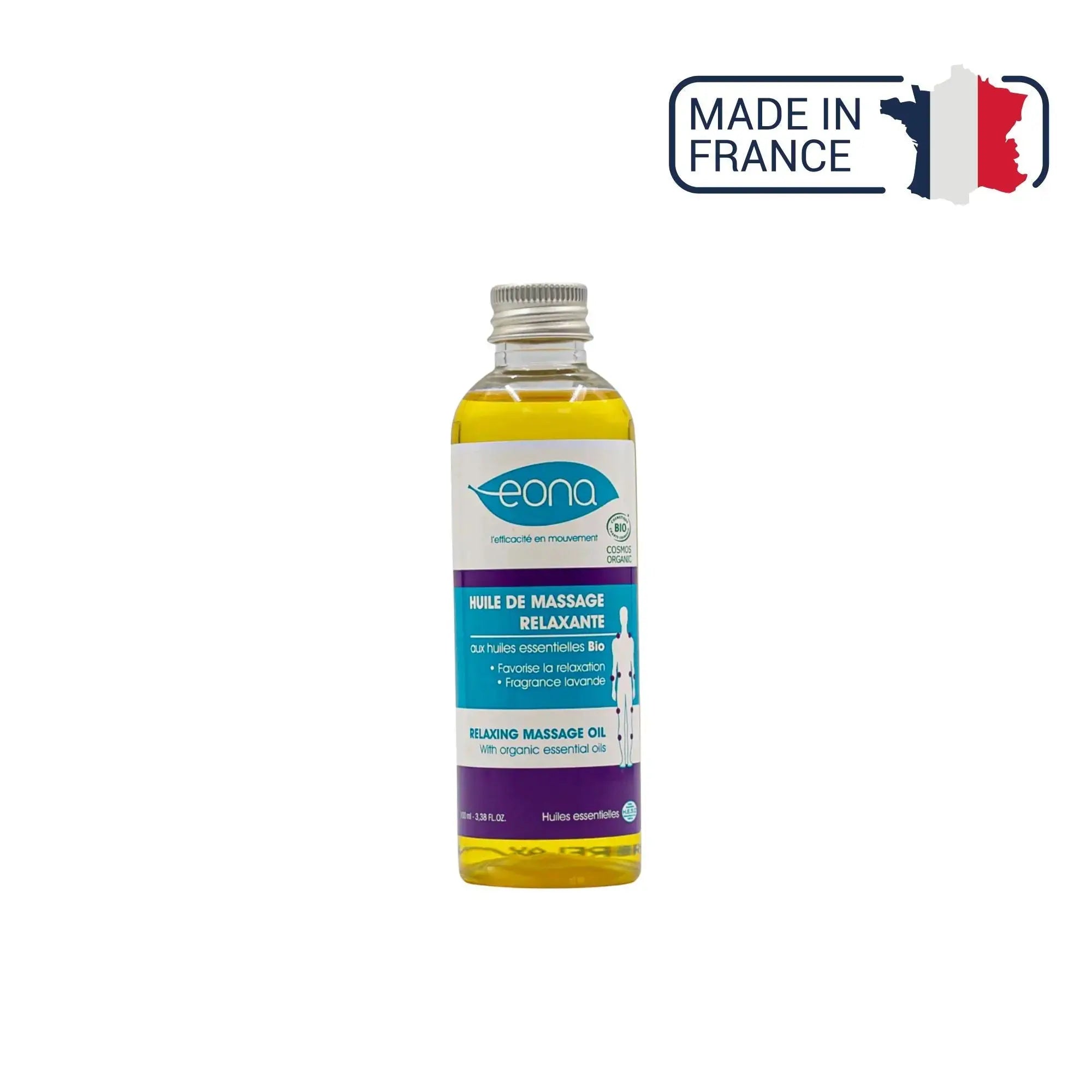 Óleo de massagem - Relaxante - Orgânico - 2 capacidades - Eona Eona 