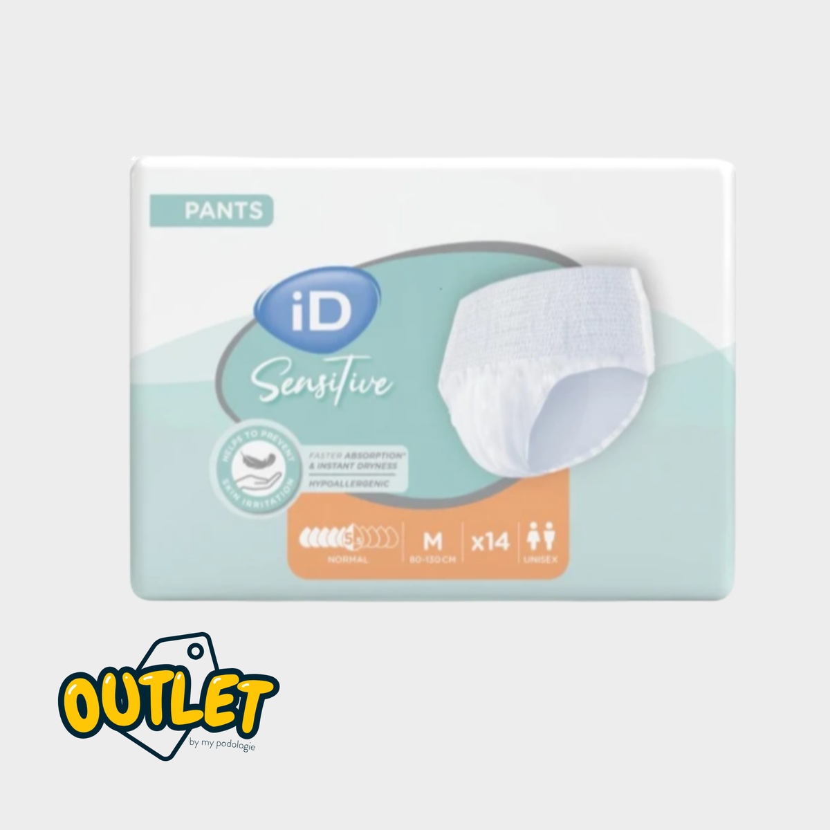 ID Sensitive Pants Normal - 5.5 gouttes - Taille M - ID Direct / Destockage