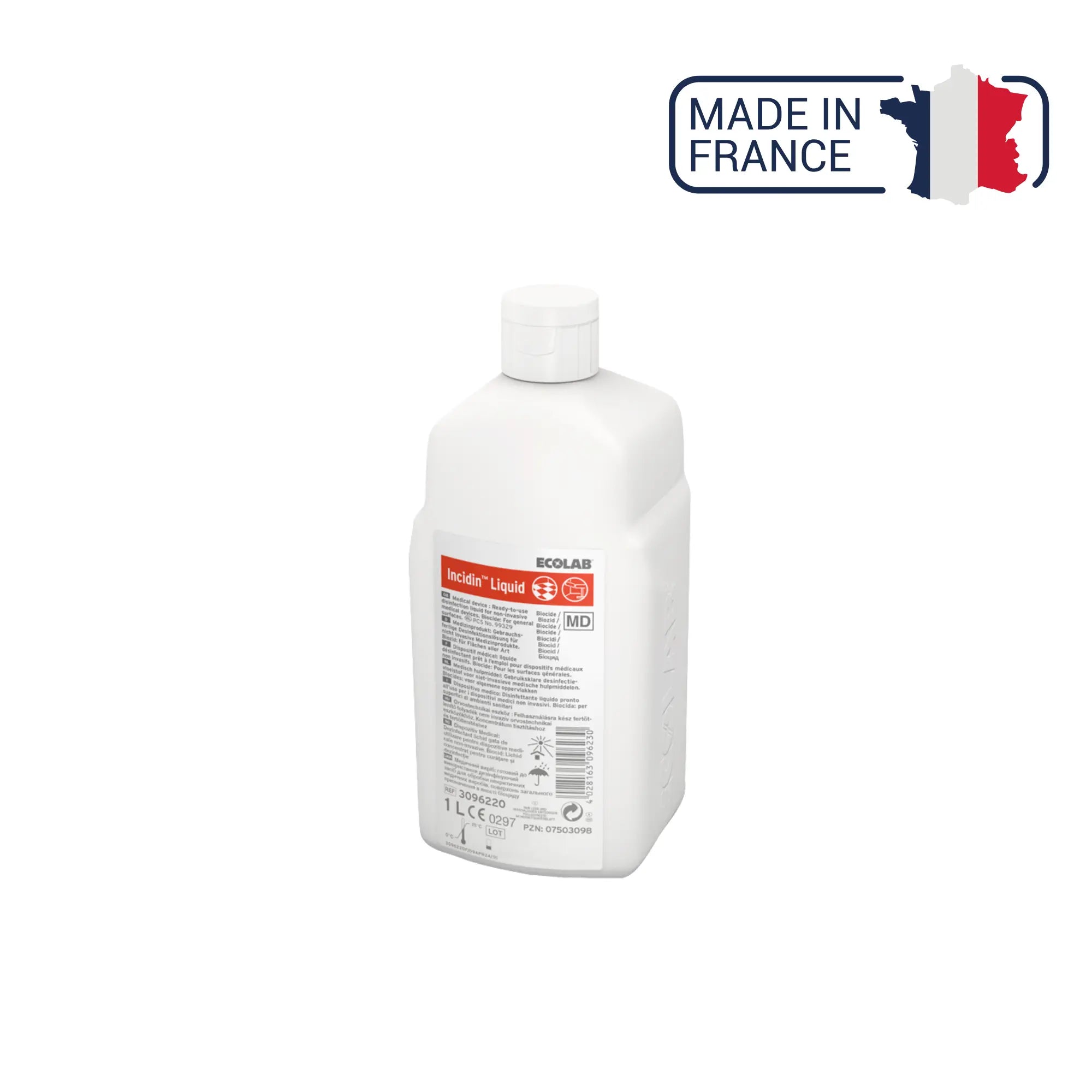 Incidin Liquid - Désinfection Surfaces - 2 contenances - Ecolab by Anios Anios  Flacon de 1 L
