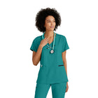 Kim - Túnica cruzada com decote em V - Mulher - Grey’s Anatomy Stretch