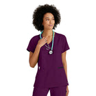 Kim - Túnica cruzada com decote em V - Mulher - Grey’s Anatomy Stretch