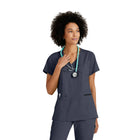 Kim - Túnica cruzada com decote em V - Mulher - Grey’s Anatomy Stretch