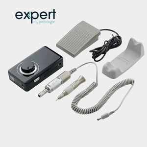 Kit micromoteur portable PODO38S - Noir - 30 000 tr/min - Avec pièce à main démontable Expert 