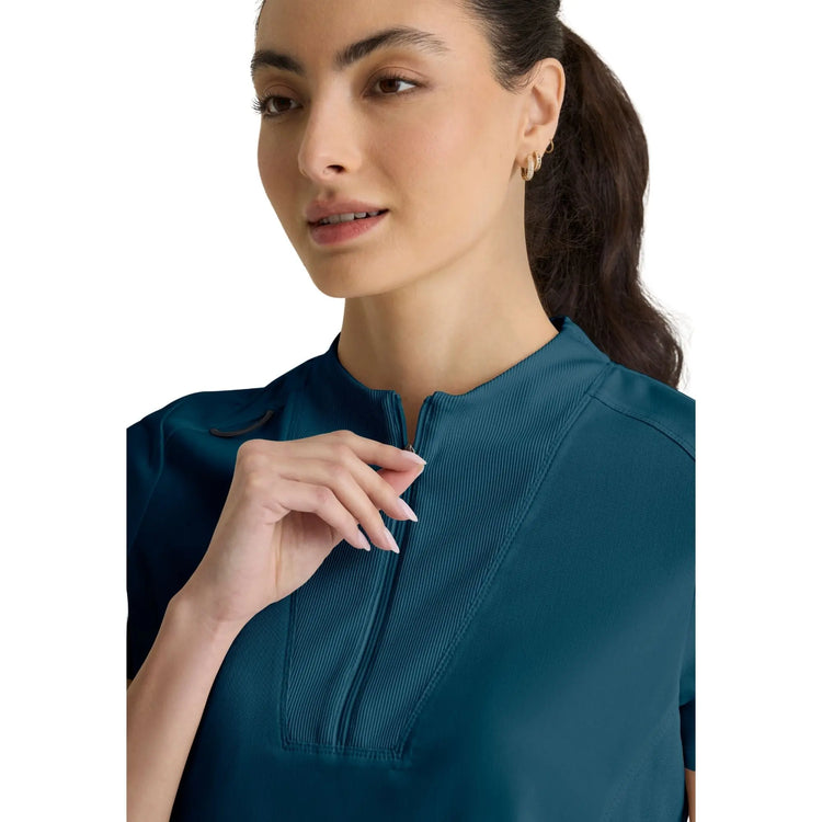 Kristi - Túnica com zíper e gola alta - Mulher - Grey’s Anatomy Stretch Grey’s Anatomy 