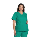 Lacanau - Túnica médica - Gola V - Mangas curtas - Mulher - Cherokee
