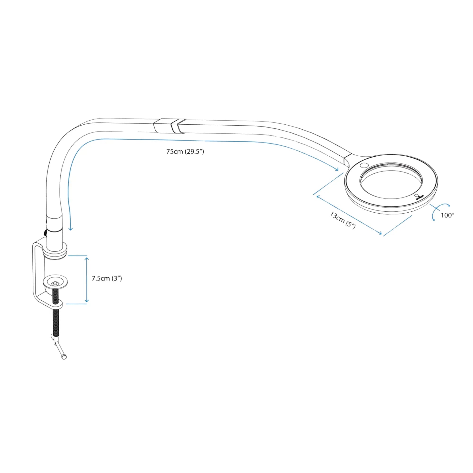 Lâmpada de aumento LED Omega 3.5 - Ruck Ruck 